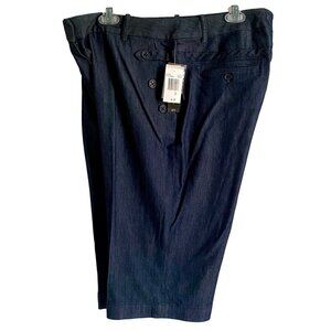 Larry Levine Stretch Shorts with Front Pockets Women's Size 14 NEW NWT